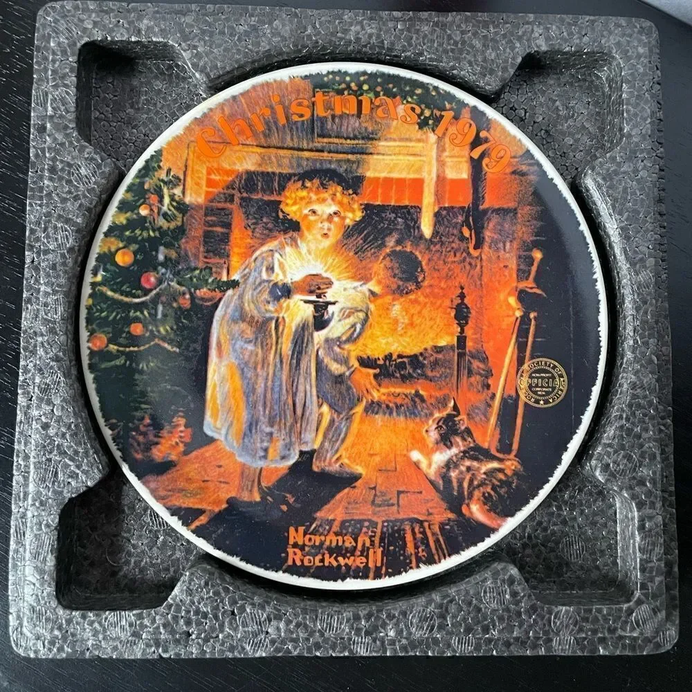 Norman Rockwell “Somebody’s Up There,” Vintage Limited Edition 1979 Plate